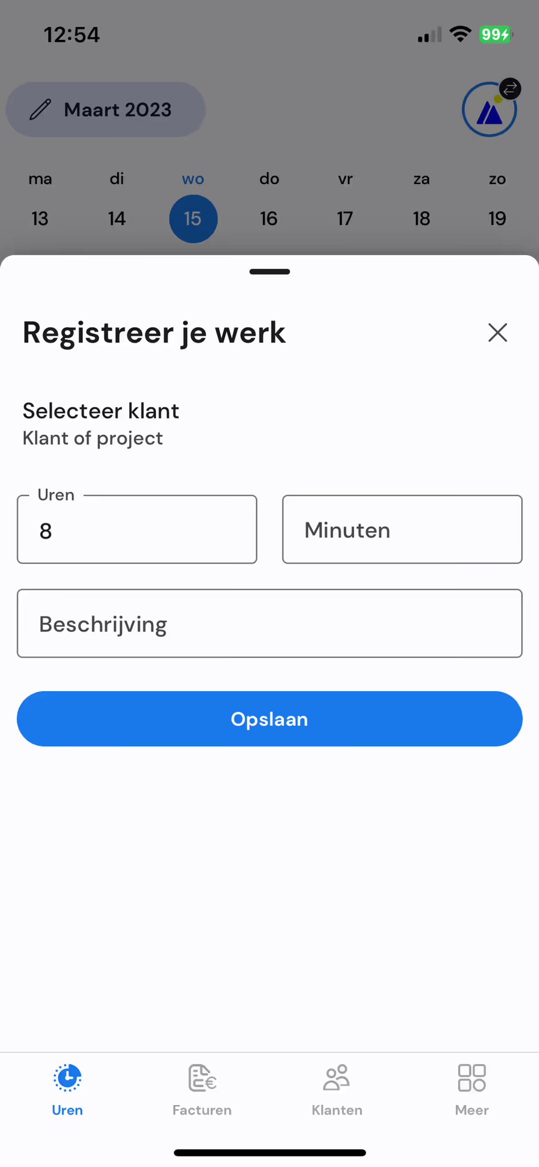 Tijd registreren