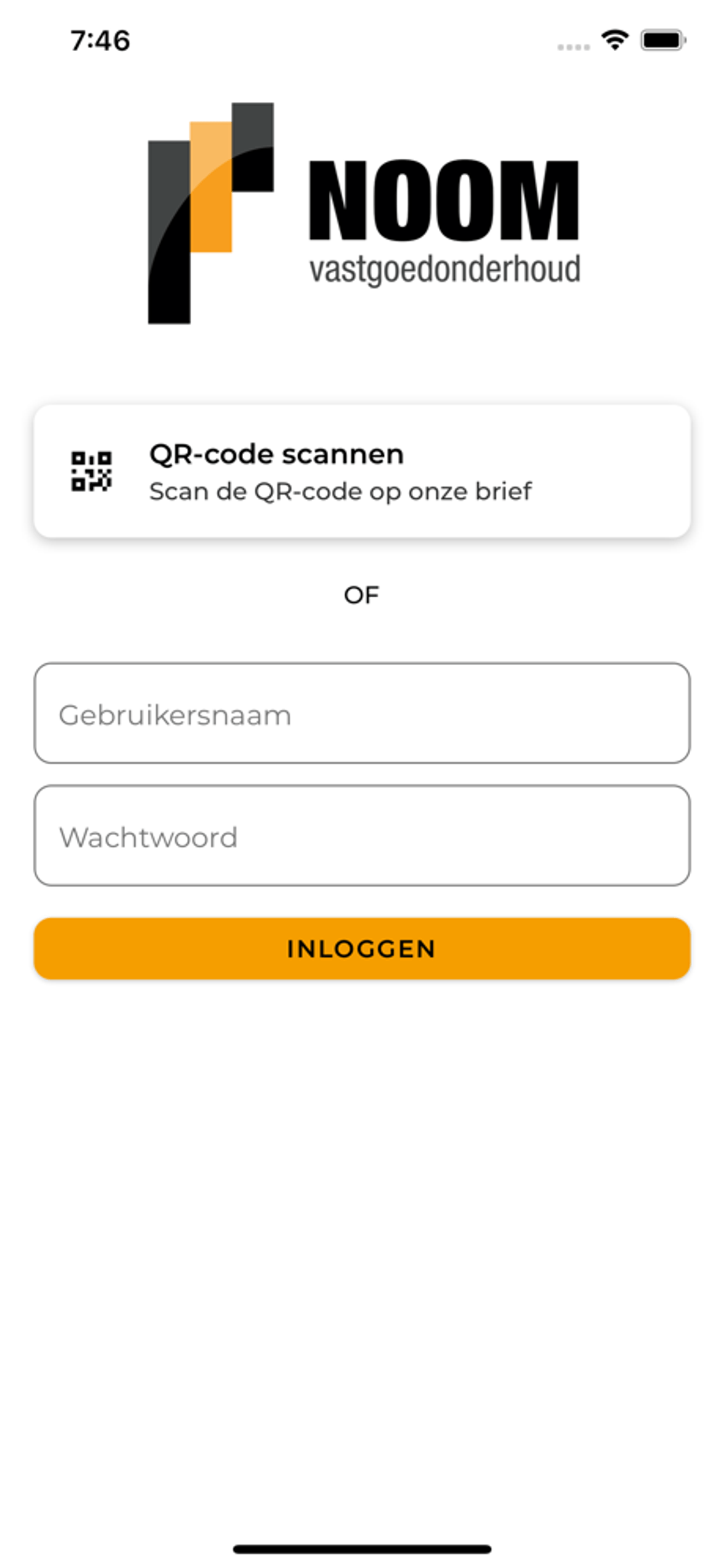 Inloggen via QR-code